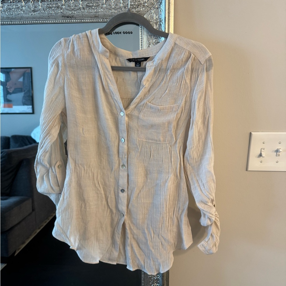 Linen button up